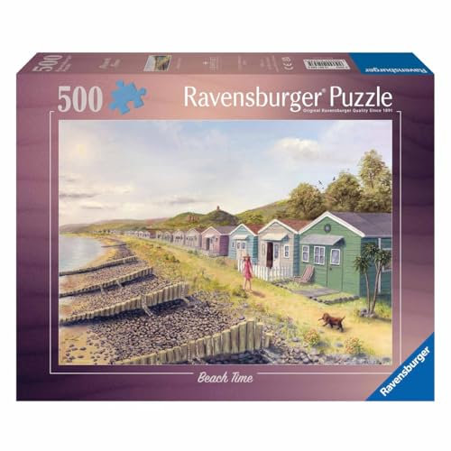 Ravensburger Beach Time 500 Piece Jigsaw Puzzle for Adults and Kids Age 10 Years Up