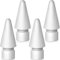 Lot de 4 Pointes de Rechange, Embouts de Rechange pour Apple Pencil 2ème génération/1ère génération/USB-C/Pencil Pro Tip, Pas d'usure du Stylo de Contrôle Précis à Pointe Fine des Pointes de Rechange