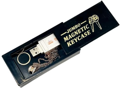 OIGWBPH boîte à clés magnétique, Porte-clés de Bureau de Garage de Maison de Voiture, clés cachées, boîte magnétique