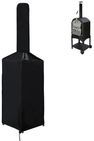 Housse pour Four À Pizza | Housse De Protection Imperméable pour Four À Pizza, Pizza Oven Cover Anti-poussière, Résistant À La Pluie Et À La Poussière pour Les Fours Extérieurs, 160x37x50x103cm