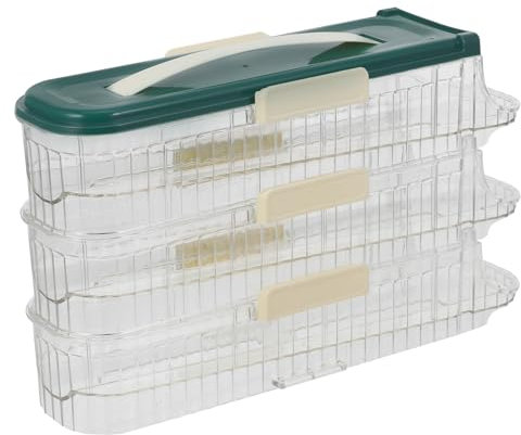 ABOOFAN Organizzatore Per Frigorifero Portaoggetti Automatico Con Ruote Vassoio in Plastica Supporto Per Frigorifero Costruzione Robusta Verde