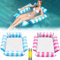 2 Pack Lilo Pool Inflatables，4 in 1 Water Hammock With 1 Air Pump, Cool Mesh Adult Swimming Floats Pool Toys Sofa Lounger Chair Seat Mattress for Lazy River Beach Kids Adults