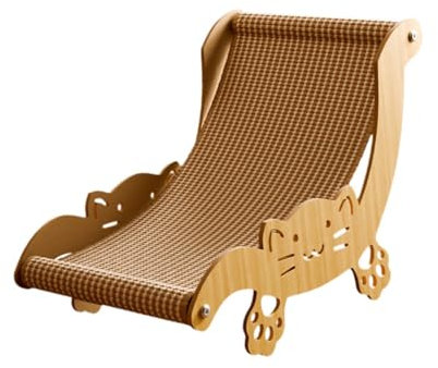 KESOTO Katzen Sisal Stuhl, Katzen Scratcher Rast Haustier Bett, Tragbares Katzen Lounge Bett, Katzen Strandkorb für Welpen Hunde Indoor Katzen, Klein