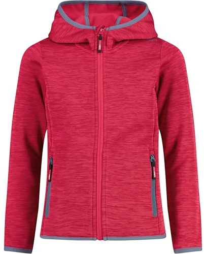 CMP Kinder Outdoor Jacke aus Knit Tech mit Kapuze Gr. 128