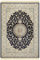 Nouristan Naveh Orient Teppich – Wohnzimmerteppich Orientalisch Kurzflor mit Fransen Vintage Orientalischer Samt-Teppich für Esszimmer, Wohnzimmer, Schlafzimmer – Dunkelblau Creme, 135x195cm