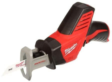 Milwaukee 2420-20 M12 12-Volt Lithium-Ion HACKZALL Cordless Reciprocating Saw (Tool-Only)