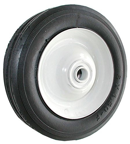 UNIVERSEL - Roue Acier pour Équipement Jardin - Diamètre 178 mm/Moyeu Centré : 50,8 mm/Alésage 12,7 mm/Largeur 38 mm