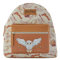 Hot Topic Harry Potter Hedwig Mini-Rucksack, Aquarell, mehrfarbig, Mehrfarbig/Meereswellen (Ocean Tides), Einheitsgröße