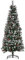 HOMCOM künstlicher Weihnachtsbaum 1,8 m Christbaum Tannenbaum 539 Äste PVC Metall Grün+Weiß Ø60 x 180 cm