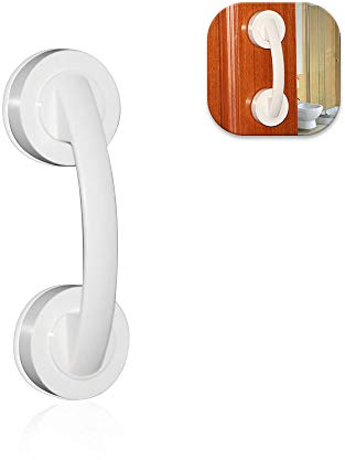 Kytpyi Haltegriff mit saugnapf Anti-Rutsch Badezimmer Saugnapf Türgriff, tragbarer Mobilitätsgriff mit super starkem Saugnapf für Duschraum-Fenster-Schubladenschrank