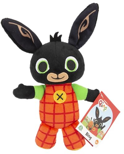 Giochi Preziosi - Bing Plüschtier 20 cm, weich und gepolstert, Plüschtier für Babys und Kinder ab 0 Monaten, bunter und Flauschiger Stoff
