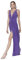 Trendyol Maxi Shift Regular Evening & Prom Dress Vestido, Morado, 70 para Mujer