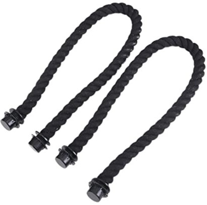 Liummrcy 2 PCs Classic Seilhandgriff Griff Austausch für Obag Canvas Bag Accessoires Frauenbeutel Schwarze Griffe O Bag, O -Bag -Accessoires, O Bag Long -Griffe, Ersatzgriffe, Langgriffe o Bag