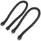 Liummrcy 2 PCs Classic Seilhandgriff Griff Austausch für Obag Canvas Bag Accessoires Frauenbeutel Schwarze Griffe O Bag, O -Bag -Accessoires, O Bag Long -Griffe, Ersatzgriffe, Langgriffe o Bag