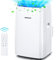 VAGKRI 12,000 BTU Portable Air Conditioner, 3-in-1 AC with Fan and Dehumidifier, Cools up to 450 Sq.Ft, Energy Efficient AC Unit with Remote Control, Modes