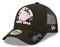 New Era Fanartikel Lucky Pig Motiv gebogner Schirm Schwarz A-Frame Trucker Cap Mesh Einsatz - One-Size