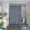Lkw Ogechi Tenda Doccia Lino Impermeabile 180x220, Tenda da Doccia Grigio Blu Verde Beige Albicocca Rosa, Tenda Doccia Lino Antimuffa Lavabile, Tende da Bagno Asciugatura Rapida 180x220 (Blu)