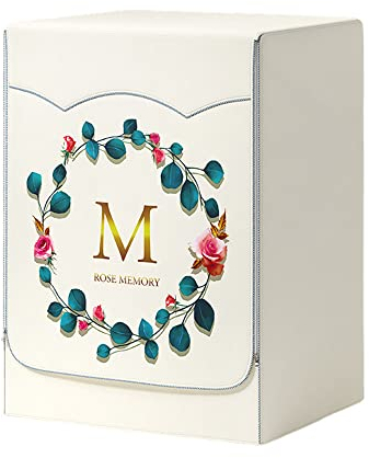 Odot Copri Lavatrice Esterni, Coprilavatrice da Esterno Impermeabile Antipolvere Anti Sunlight, Copertura per Lavatrice e Asciugatrice con Aperture Frontali (S,Madre Rosa)