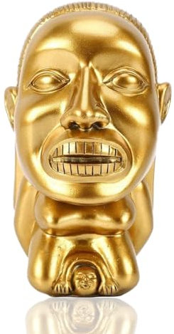 Golden Idol of Fruchtbarkeit Statue Harz Erinnerungsstücke Replik Skulptur Halloween Cosplay Requisiten Basteln Figuren
