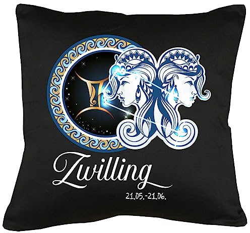 TShirt-People Sternzeichen Zwilling Kissen mit Füllung 40x40cm