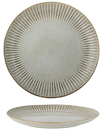 Bloomingville Fleur Teller, Natur, Steingut