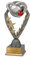 eberin · Boule · Pétanque · Bosseln · Boccia · Pokale · Zielkugel & Boulekugeln · Ständertrophäe mit Herz aus stabiler Kunststoff · Boule Pokal personalisierbar · Größe 21 cm