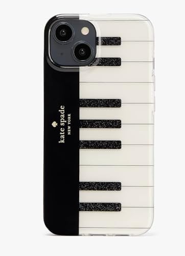 Kate Spade New York Pitch Purrfect Piano iPhone 14 Case White