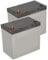 Two BatteryTrader™ 55ah batteries compatible with Invacare Power Tiger Mobility Wheelchair replacement Battery pack