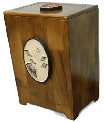 DEEDAV Cubo de Basura Cubo De Basura De Madera Natural Papelera Papeleras De Reciclaje De Interior Cubos De Basura con Cubo Interior De Plástico para Cocina y Hogar (Color : C, Size : 27 * 20 * 37cm)