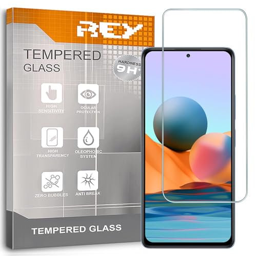 2X Protector de Pantalla para XIAOMI REDMI Note 10 Pro - XIAOMI Poco X3 GT, Cristal Vidrio Templado Premium