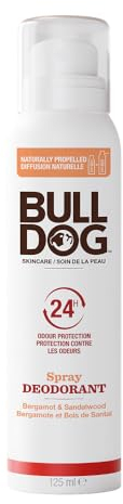 Bulldog Deodorant Bergamotte und Sandelholz, Spray, 125 ml