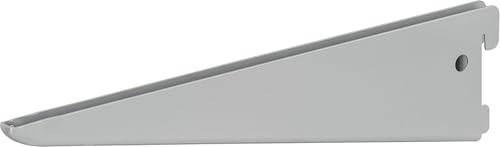 TrendLine Doppellochträger 2-reihig grau 27 x 7 cm Regalträger