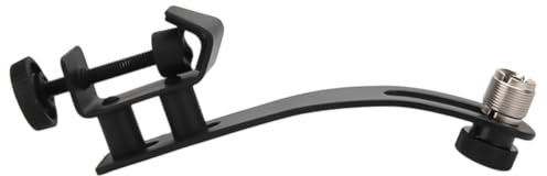 ULDIGI Adjustable Drum Microphone Clamp Drum Mic Rim Mount Holder Set for Band Metal Material