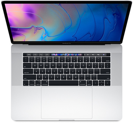 2019 Apple MacBook Pro mit 2.4GHz Intel Core i9 (15-zoll, 16GB RAM, 512GB SSD Kapazität) (QWERTY English) Silber (Generalüberholt)