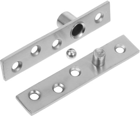 OUNONA Türscharniere Für Schwere Türen Drehscharniere Für Schranktüren Verstecktes Scharnier Mit Öffnungsmechanismus Aus Edelstahl Für Oberflächenmontage Robust Und Langlebig