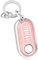 OFF WE GO Autoschlüssel Hülle Schlüsselhülle Cover für Fiat 500 Lancia Ypslon Brava Bravo Cabrio Nuova Doblo Ducato Grande Punto Panda Schlüsselcover mit Schlüsselanhänger Schutz Gehäuse, Rosa