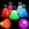 Tutamaz Led Badminton Bälle, 6 Stück LED Federballs Set, Led Nylon Sport Training Badminton Leuchtende Federbälle, Bunte Nylon Federball Bälle, Federbälle Kinder für Indoor und Outdoor Sport Bewegung