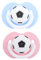 Toyvian 2pezzi Ciucci Silicone Per Design Divertente Forma Di Calcio Succhietti Per Comfort e Sollievo Delle Gengive e Ergonomici e Pratici