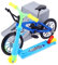 HONITANO Ensemble de Mini Jouets Doigts Trottinette Pliable et pour Garçon et Filles Jouets Portables pour Décoration et Détente 4 Pièces