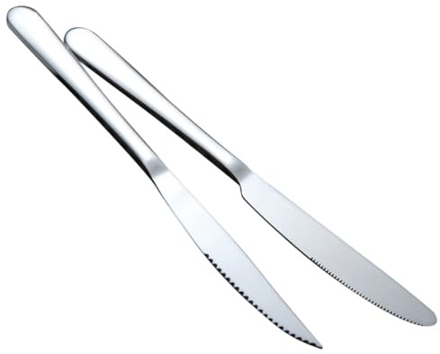 FUNOMOCYA 12 Piezas Cubiertos Inoxidable con para Carne de Cubertería Completa para Uso Diario Familiares