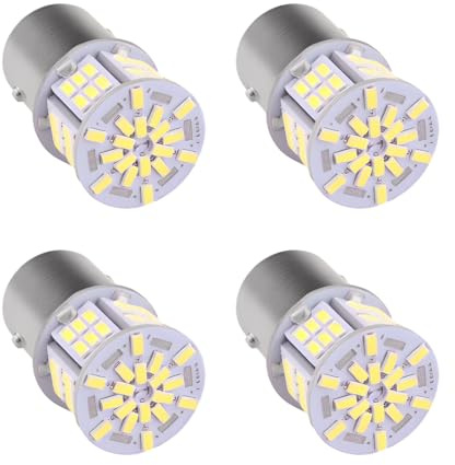 NUDVMUCH 4 ampoules LED 1157 P21W 6000K 12V 5W pour feu stop arrière | Qualité fiable, conception pratique et utilisation polyvalente pour les besoins quotidiens.