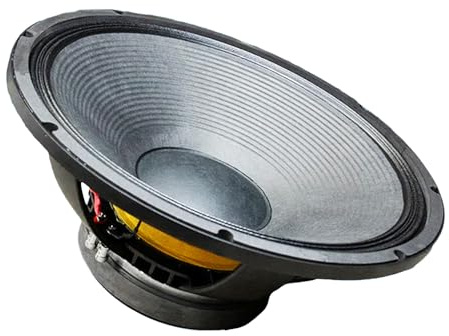 BishopSound BDP18/4, 18 Subwoofer Driver 1000W RMS/2000W Program Power, 8 Ohm - Pro PA Subwoofer Speaker, High Power Bass Woofer, 4” Voice Coil for DJ Sound Systems, Bass Bins, Reflex & Horn Cabinets