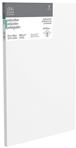 Winsor & Newton 6206022 Professional Keilrahmen aus Baumwollmischgewebe, 385 g/m², 3-fach grundiert, mittlere Körnung, ideal für die Ölfarben und Acrylfarben - 40x60cm