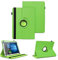 NAUC Schutzhülle kompatibel für TrekStor Surftab Breeze 10.1 Quad 3G Tablet Hülle Tasche Schutzcase Cover 360° Drehbar Case, Farben:Grün