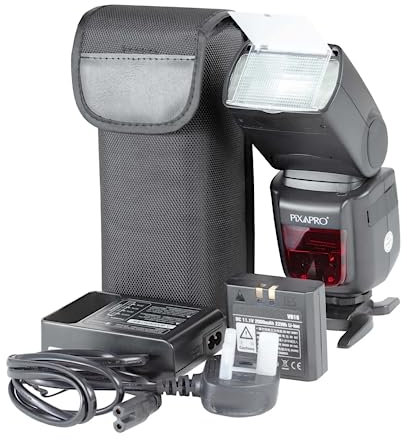PIXAPRO Fujifilm 70w Li-ION580II TTL With Hot Shoe Mount Wireless Camera Speedlite Flash with Optional Triggers Flash for Professional Photography User Friendly