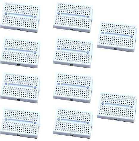 Dahszhi Mini Breadboard 170 Tie-Points 10Pcs