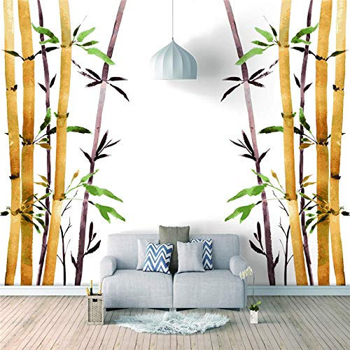 Fotomurales bambú 200x250cm Decoración de Pared decorativos Murales moderna de Papel Pintado Sala Living Oficina Dormitorio