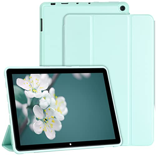 AMZCASE Hülle für alle neuen Amazon Fire HD 10 und Fire HD 10 Plus Tablets (nur kompatibel mit der 11. Generation 2021) – Ultraleichte Slim Shell Stand Cover Auto Wake/Sleep (Green)