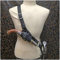 PU-Leder-Schulter-Pistolen-Holster-Tasche Mittelalterliche Vintage Verdeckte Pistolen-Holster Steampunk-Piraten-Schwert-Holster-Scabbard-Scheide-Cosplay-Halloween-Kostüm-Zubehör,Schwarz,Collector8