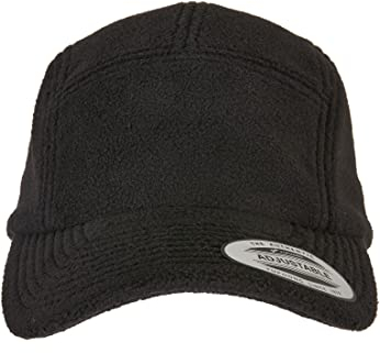 Flexfit Unisex Polar Fleece Jockey Cap Baseballkappe, Black, One Size